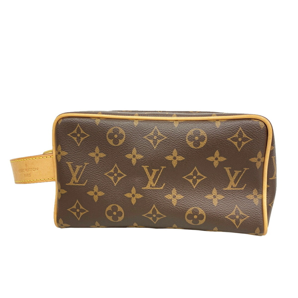 Louis Vuitton Monogram Locker Dopp Kit Clutch Bag M83112 Brown (Men's & Women's)